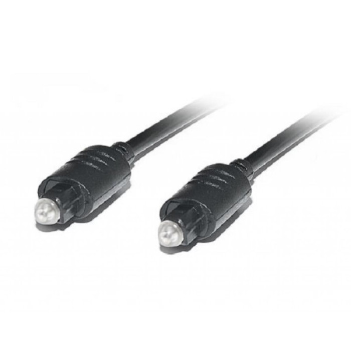 Кабель мультимедійний Optical Toslink 2.0m black REAL-EL (EL123500037)