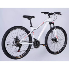 Велосипед Formula 27.5" ALPINA DD FR рама-16" AL 2026 білий з рожевим (OPS-FR-27.5-292)