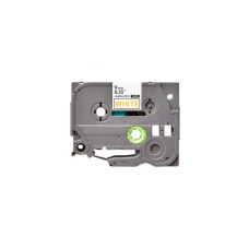 Стрічка для принтера етикеток UKRMARK B-T321P, ламінована, 9мм х 8м, gold on white, аналог TZe321 (900785)