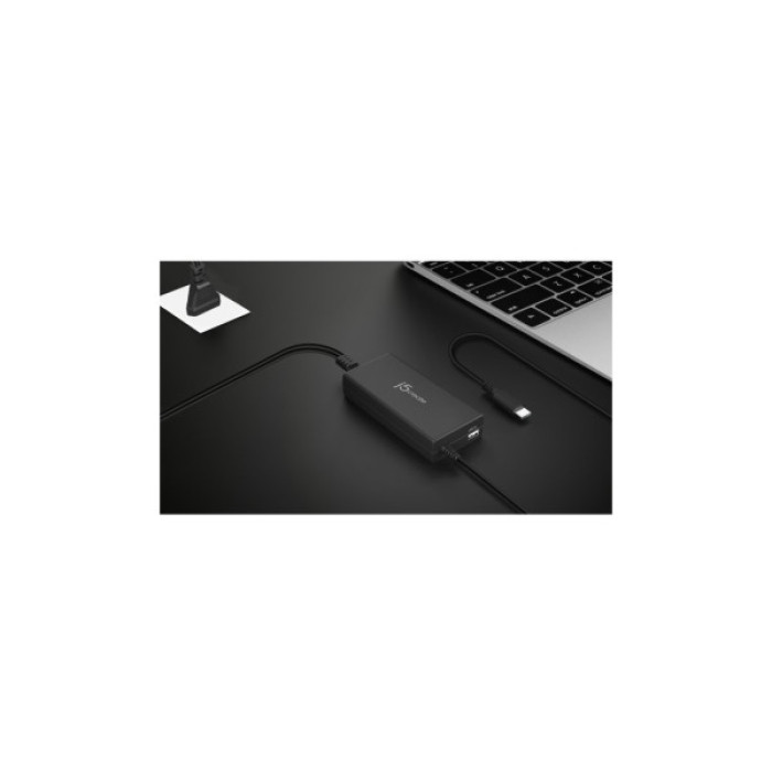 Блок живлення до ноутбуку J5create USB-C/PD/90W, USB-A/10W (JUP2290C-EN)