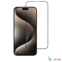 Скло захисне 2E iPhone 15 Pro 2.5D FCFG black (2E-IP-15P-6.1-SMFCFG-BB)