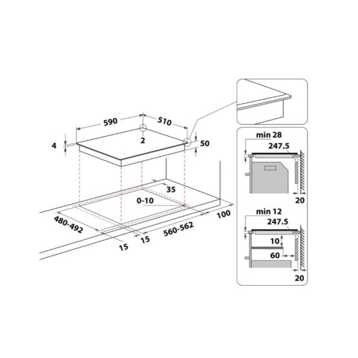 Варочна поверхня Whirlpool WLS2760BFS