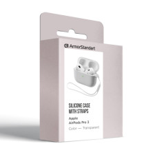 Чохол для навушників Armorstandart Silicone Case для Apple Airpods Pro 3 Transparent (ARM88300)
