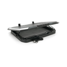 Підставка до ноутбука IceCoorel 10-17", 8*70mm, 2*USB, + LCD, 410x297x40mm, RGB (K10)