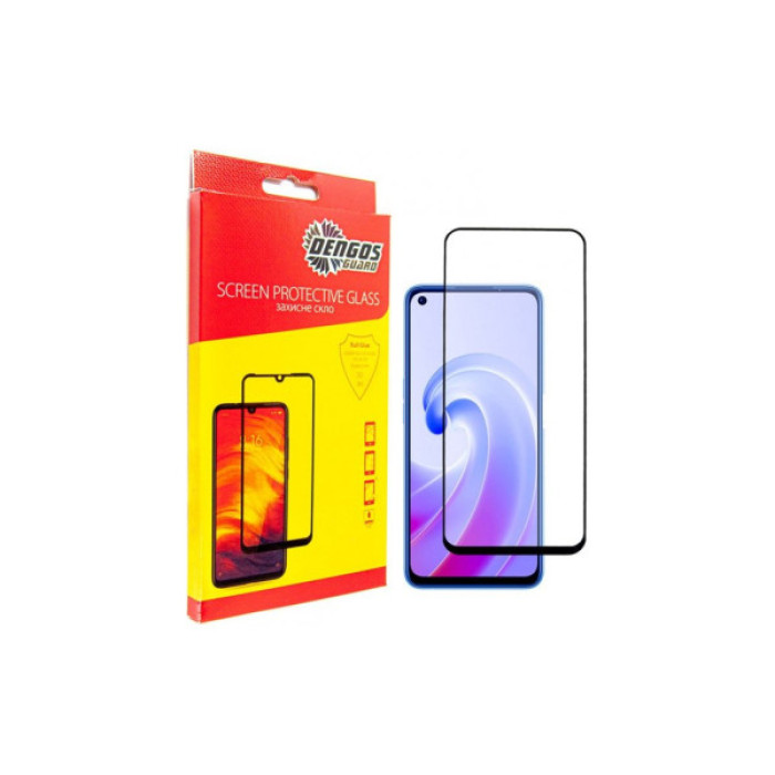 Скло захисне Dengos Full Glue Oppo A76 (TGFG-222)