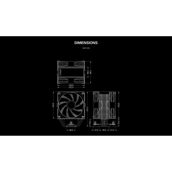 Кулер до процесора Enermax ETS-T41 Silent Edition (ETS-T41)