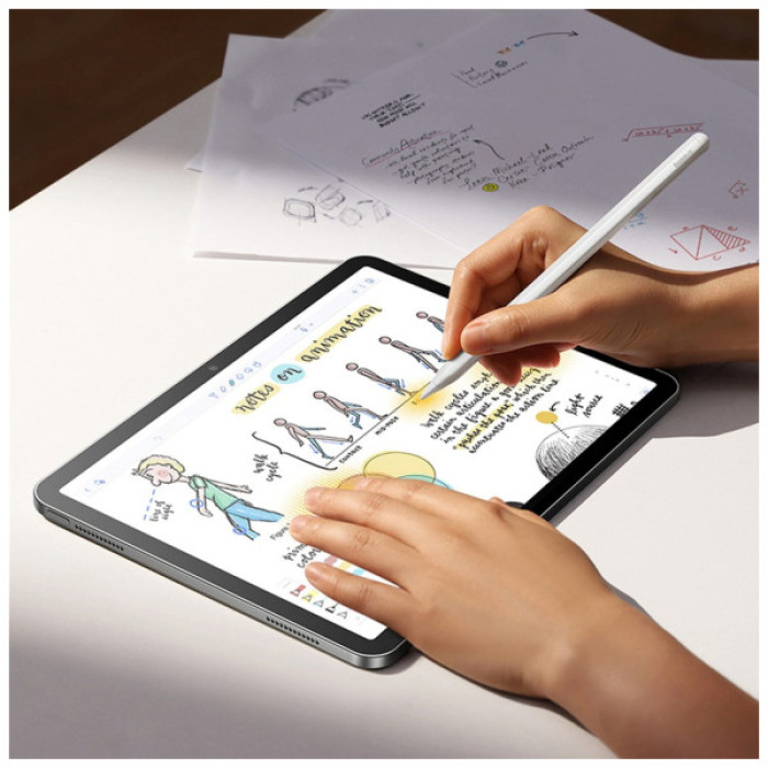 Стилус Baseus Smooth Writing 3 Wireless Charging Stylus Active White (P80080806213-00)