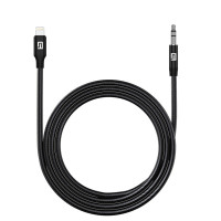 Кабель мультимедійний Lightning to 3.5mm M 1.0m black Armorstandart (ARM76889)