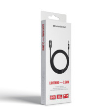 Кабель мультимедійний Lightning to 3.5mm M 1.0m black Armorstandart (ARM76889)