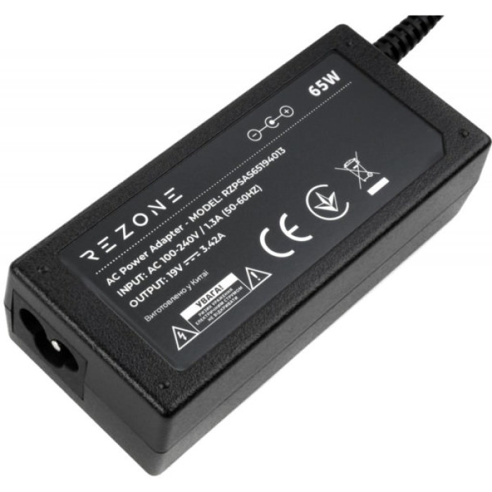 Блок живлення до ноутбуку Rezone ASUS 65W 19V 3,42A 4.0 *1.35 (RZPSAS65194013)