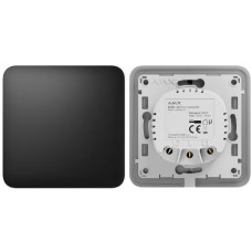 Розумний вимикач Ajax LightSwitch 1-gang чорна