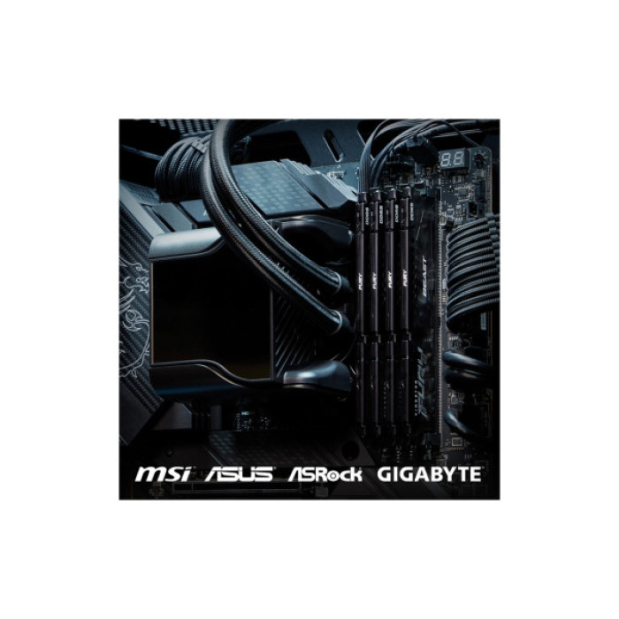 Модуль пам'яті для комп'ютера DDR5 64GB 5600 MHz Beast Black Kingston Fury (ex.HyperX) (KF556C40BB-64)