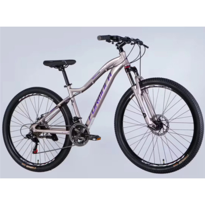 Велосипед Formula 27.5" ALPINA DD FR рама-16" AL 2026 сріблясто-фіолетовий (OPS-FR-27.5-294)
