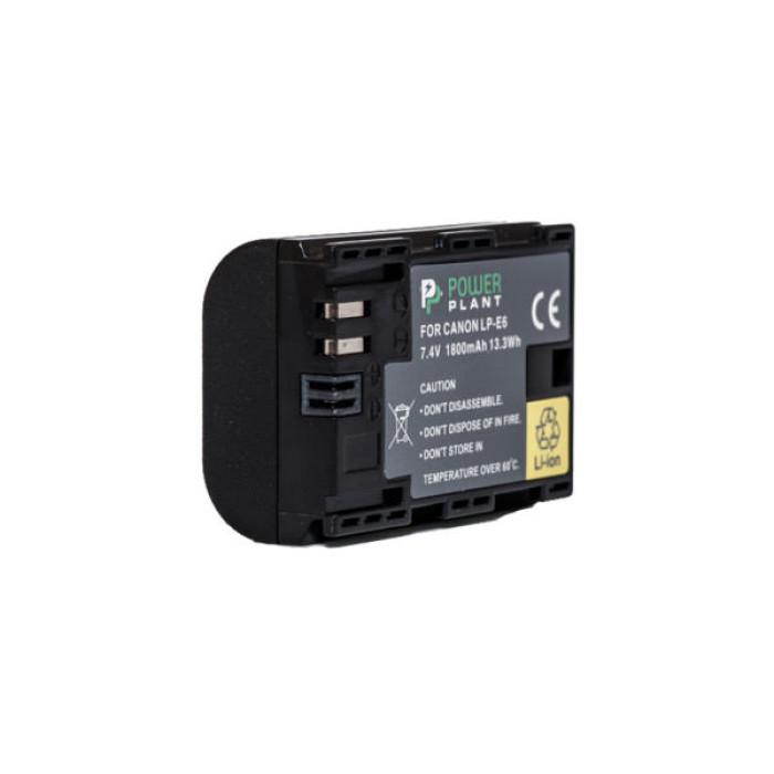 Акумулятор до фото/відео PowerPlant Canon LP-E6 Chip (DV00DV1243)