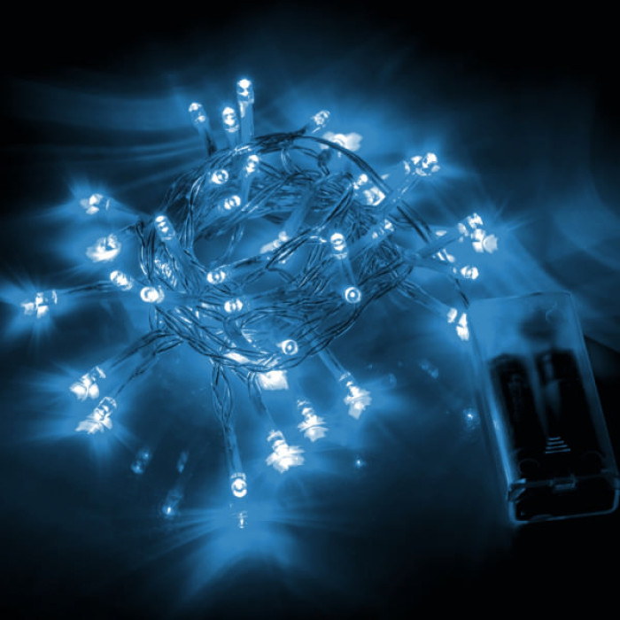 Гірлянда YES! Fun Нитка 41 LED Холодно-біла 2.8 м Статична На батарейках (975057)