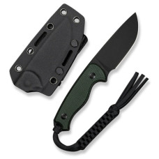 Ніж Civivi Timberbark, Green Micarta, Darkwash (C23094-3)