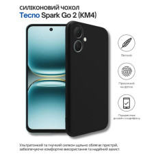 Чохол до мобільного телефона BeCover Silicone Tecno Spark Go 2 (KM4) Black (714681)