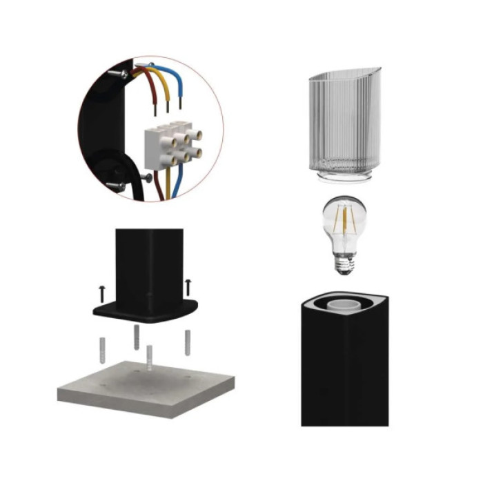 Світильник EMOS E27 25 Вт IP54 (ZGL0C0P)