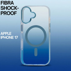 Чохол до мобільного телефона BeCover FIBRA Shock-Proof MagSafe Apple iPhone 17 Blue (715440)