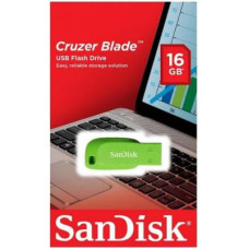 USB флеш накопичувач SanDisk 16GB Cruzer Blade Green USB 2.0 (SDCZ50C-016G-B35GE)