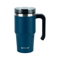 Термокружка Kite з ручкою 600 мл смарагдова (K24-1207-2)