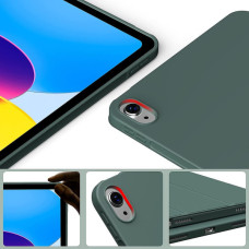 Чохол до планшета BeCover Tri Fold Soft TPU mount Apple Pencil Apple iPad 10.9" 2022/24/11" 2025 Dark Green (708460)