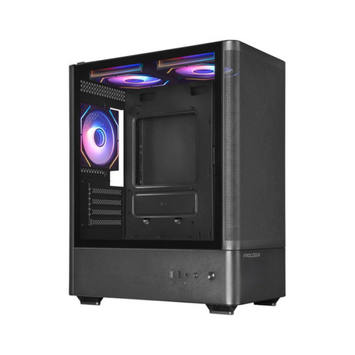 Корпус Prologix Lumi GM-01MAB Mesh Black