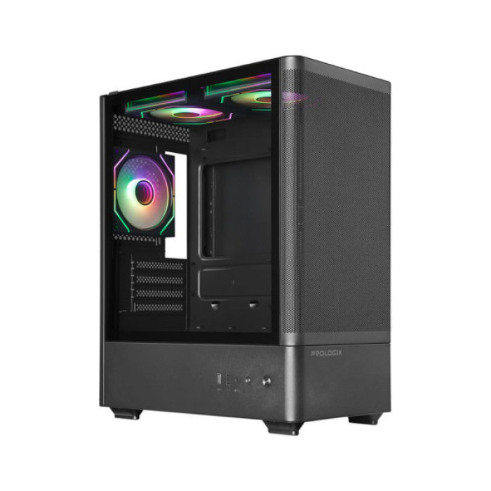 Корпус Prologix Lumi GM-01MAB Mesh Black