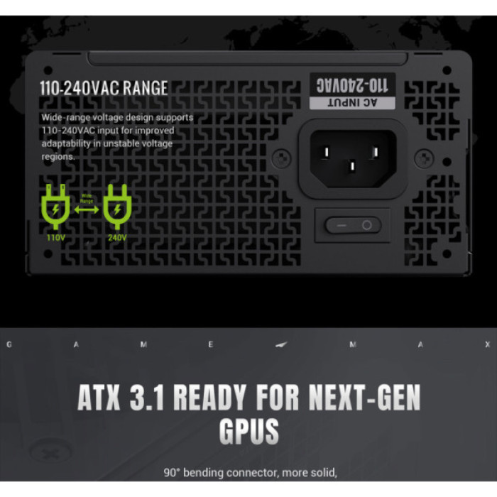 Блок живлення Gamemax 650W (GS 650G V25)