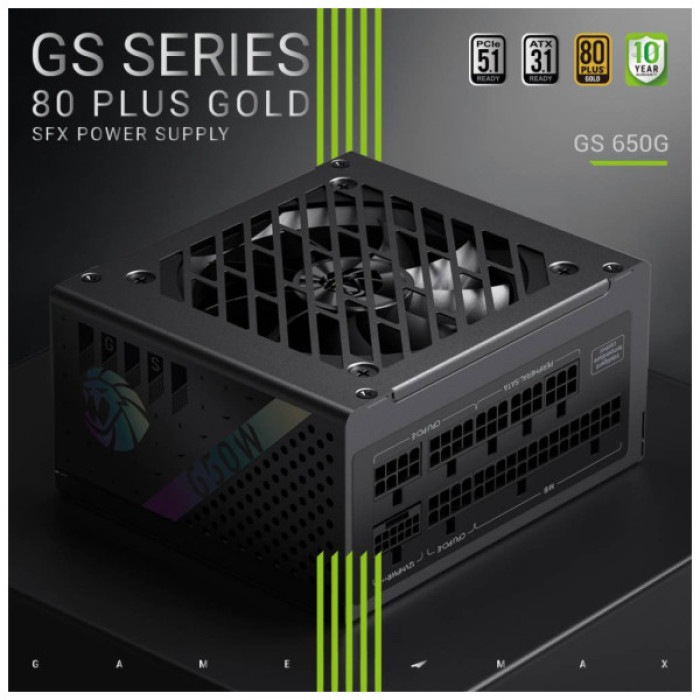 Блок живлення Gamemax 650W (GS 650G V25)