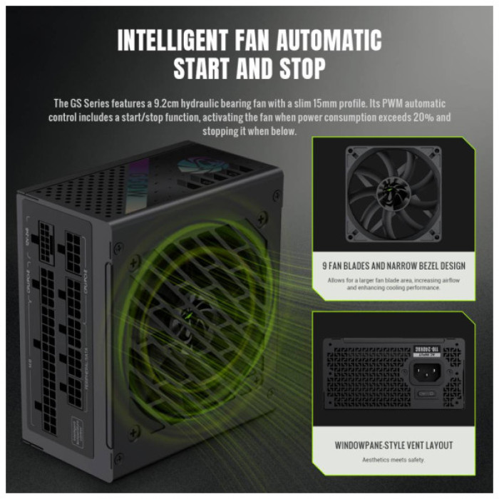 Блок живлення Gamemax 650W (GS 650G V25)