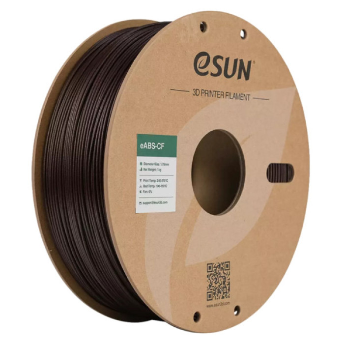Пластик для 3D-принтера eSUN EABS-CF 1,75mm 1kg DARK RED (EABS-CF-P175AR1)