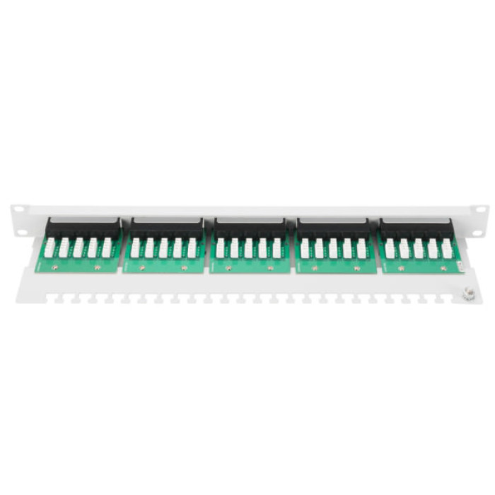Патч-панель 19" 25xRJ-45 UTP cat.3, 1U Digitus (DN-91325-1)