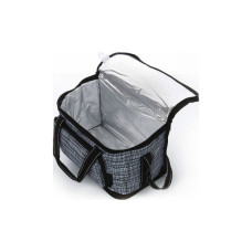 Термосумка СИЛА 15 л чорно-біла (32х20х24 см) (960604)