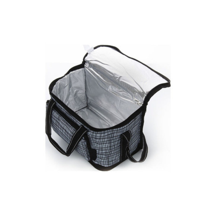 Термосумка СИЛА 15 л чорно-біла (32х20х24 см) (960604)