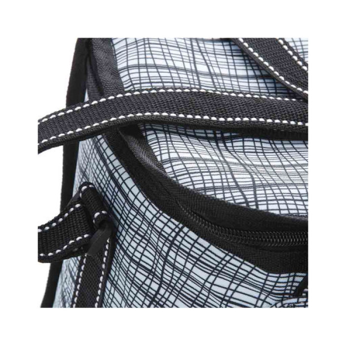 Термосумка СИЛА 15 л чорно-біла (32х20х24 см) (960604)