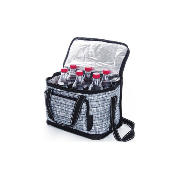 Термосумка СИЛА 15 л чорно-біла (32х20х24 см) (960604)