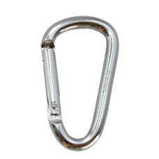 Карабін туристичний Tramp Набір 10 шт без муфти 6 cм Silver (UTRA-300-silver)