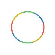 Масажний обруч LiveUp Hula Hoop LS3326 різнокольоровий 88см (6951376107241)