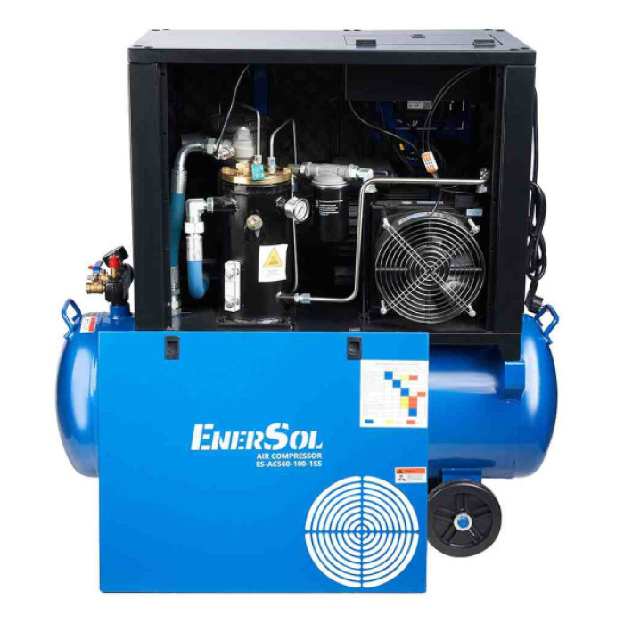 Компресор Enersol гвинтовий ES-AC560-100-1SS, 560 л/хв, 3 кВт, 119.0 кг (ES-AC560-100-1SS)