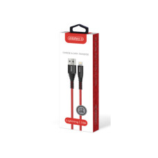Дата кабель USB 2.0 AM to Lightning 1.2m Red Intaleo (1283126559471)