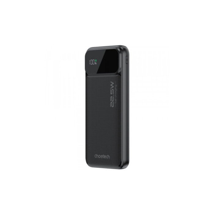 Батарея універсальна Choetech 10000mAh 22.5W, PD, QC/3.0, USB-A, USB-C, Black (B728-CCBK)