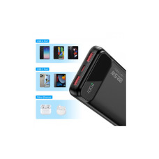 Батарея універсальна Choetech 10000mAh 22.5W, PD, QC/3.0, USB-A, USB-C, Black (B728-CCBK)