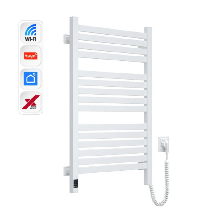 Сушарка для рушників Navin Авангард Х, 800х480, Wi-Fi, білий, правобічна (12-172055-4880)