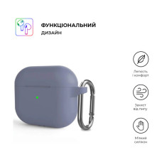 Чохол для навушників Armorstandart Hang Case для Apple AirPods 3 Lavender (ARM60311)