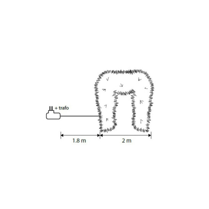 Гірлянда Luca Lighting гірлянда LED Highland мультиколірний 2 м (8718861662252)