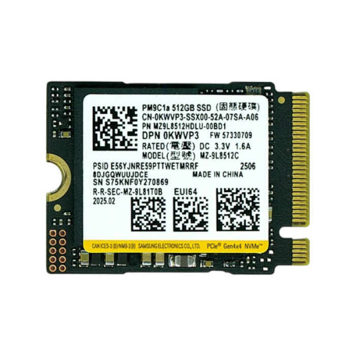 Накопичувач SSD M.2 2230 512GB Samsung (MZ9L8512HDLU-00BD1)
