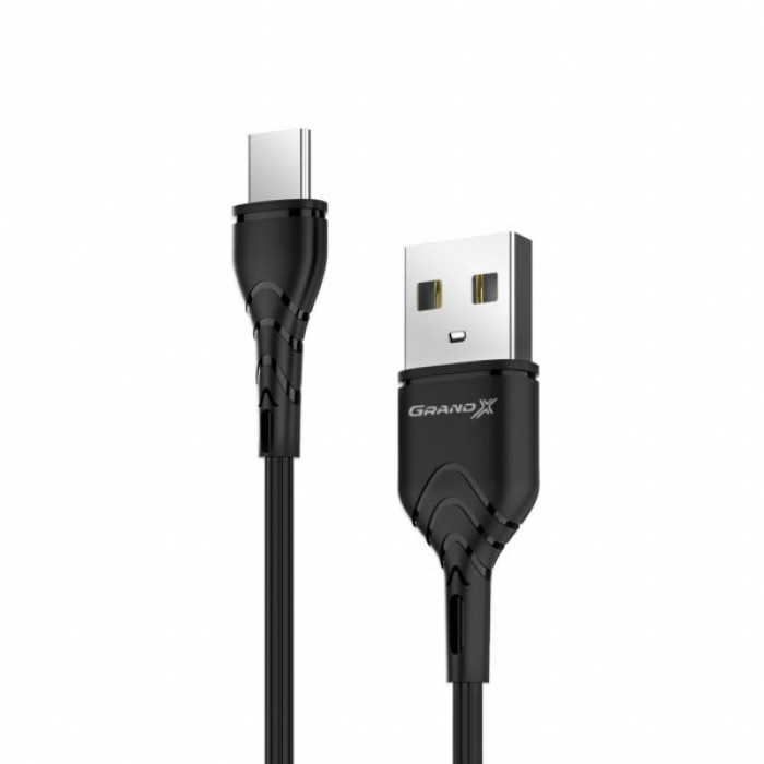 Дата кабель USB 2.0 AM to USB-C 1.0m Grand-X (PC-03B)