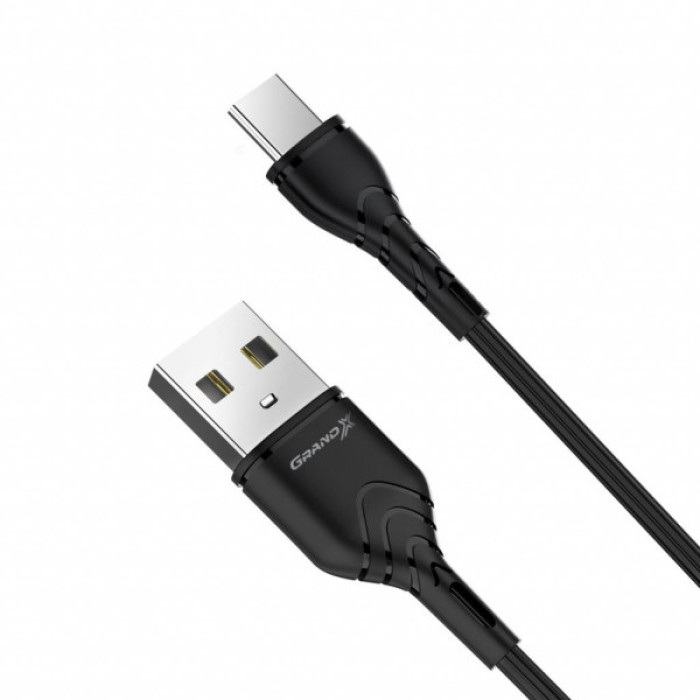 Дата кабель USB 2.0 AM to USB-C 1.0m Grand-X (PC-03B)