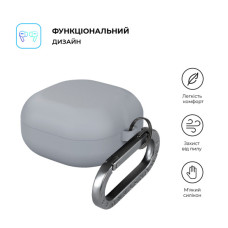 Чохол для навушників Armorstandart Hang Case для Samsung Galaxy Buds Core Light Grey (ARM89775)